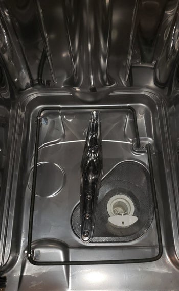 The same dishwasher bottom, totally clean