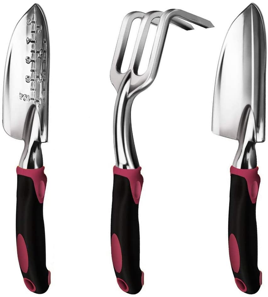 The tool set, which come with ergonomic soft grip handles