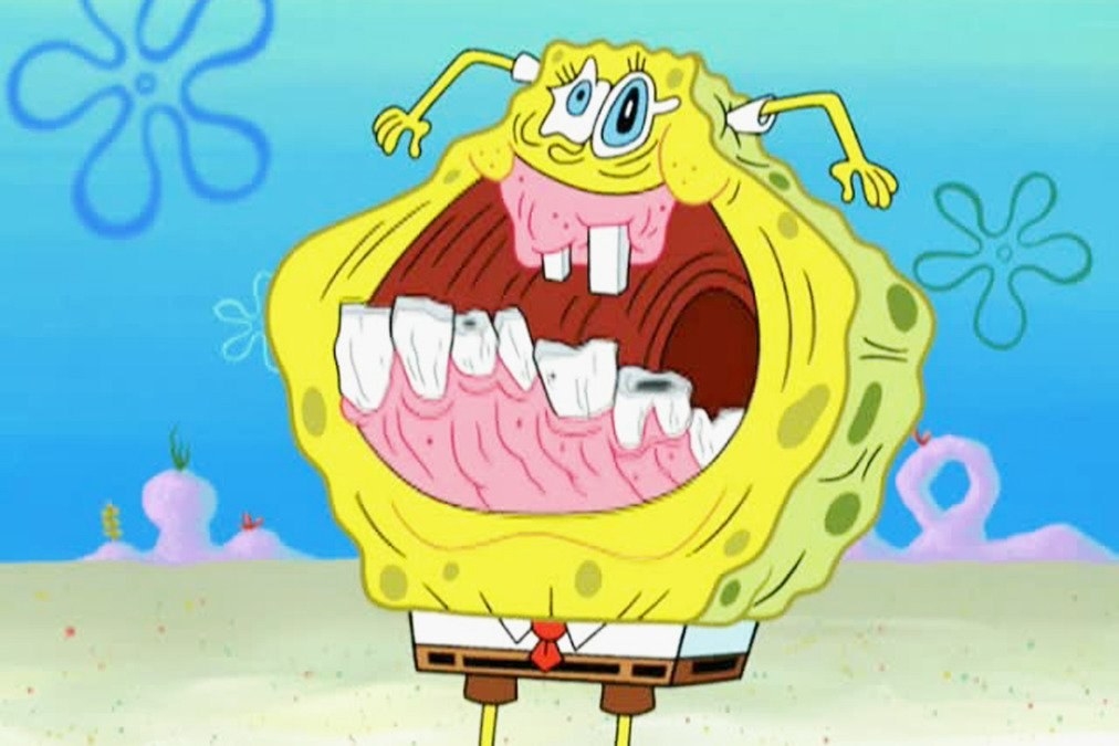 "Face Freeze!" episode of SpongeBob SquarePants. 