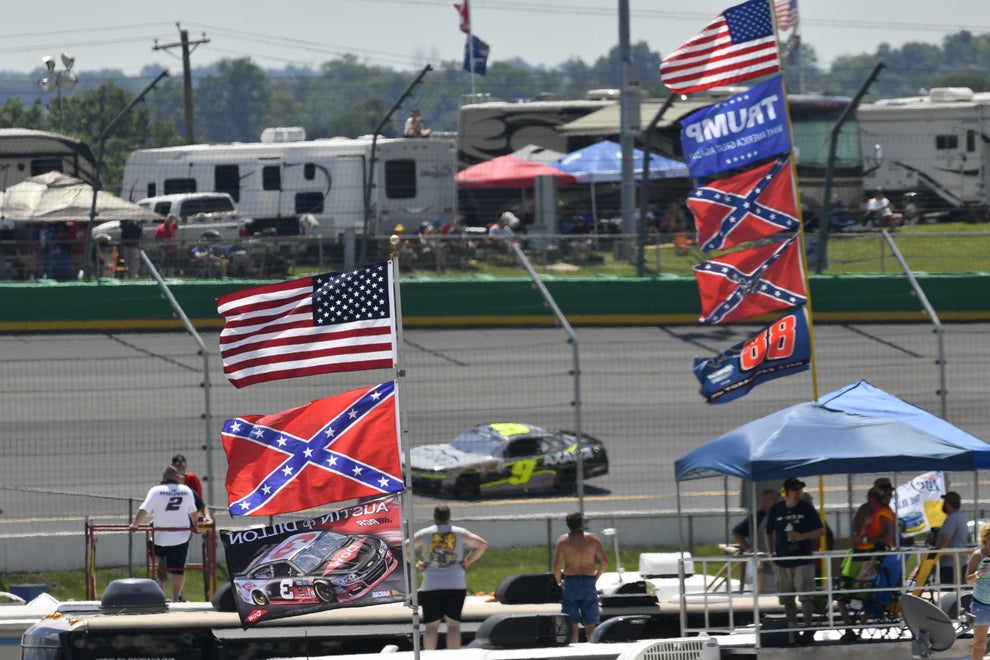 NASCAR Bans Confederate Flags After Bubba Wallace Call For Ban