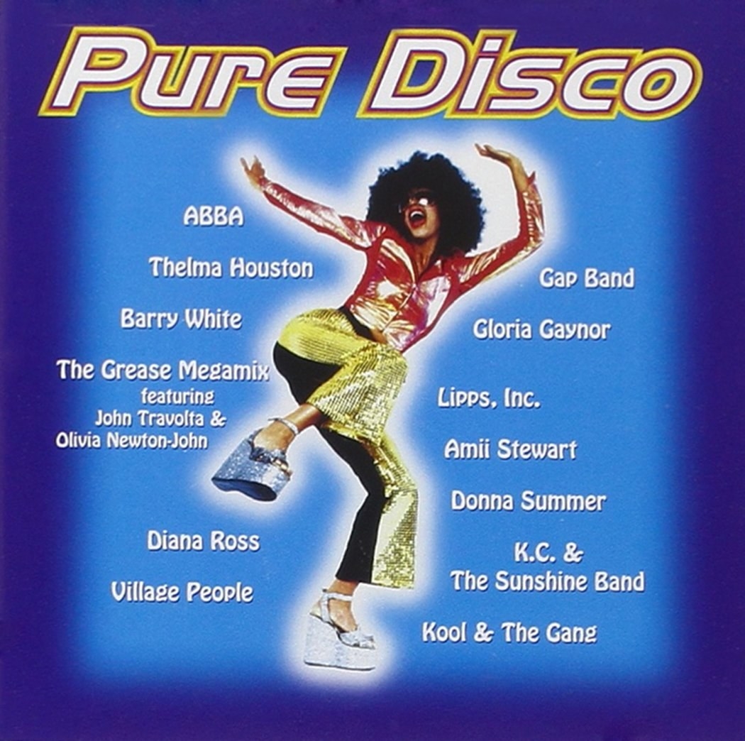 Pure Disco cover with names of the different artists featured