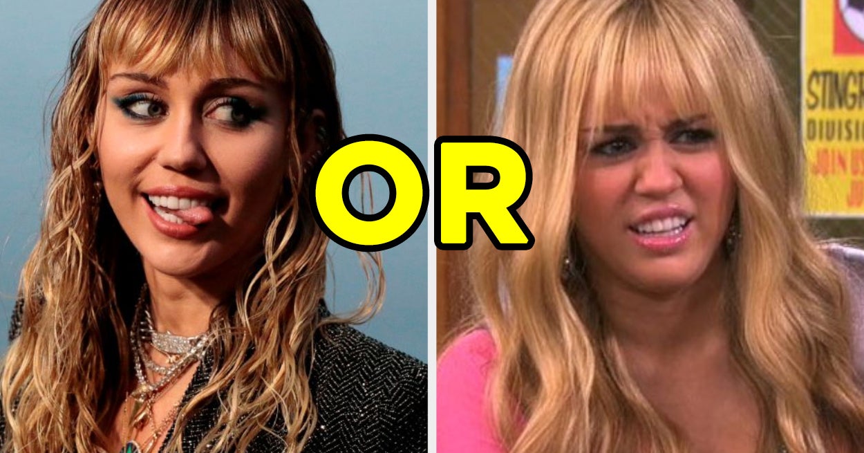 Miley Cyrus Or Hannah Montana Aesthetic Image Quiz