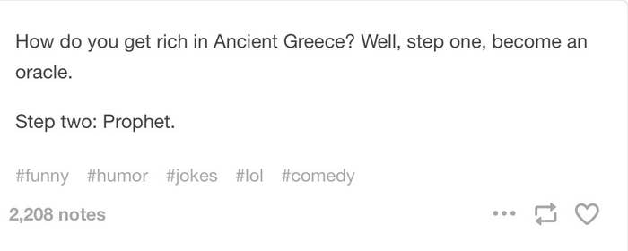 How do you get rich in Ancient Greece? Well, step one, become an Oracle. Step two: Prophet.