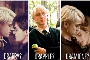 Drarry, Drapple or Dramione?