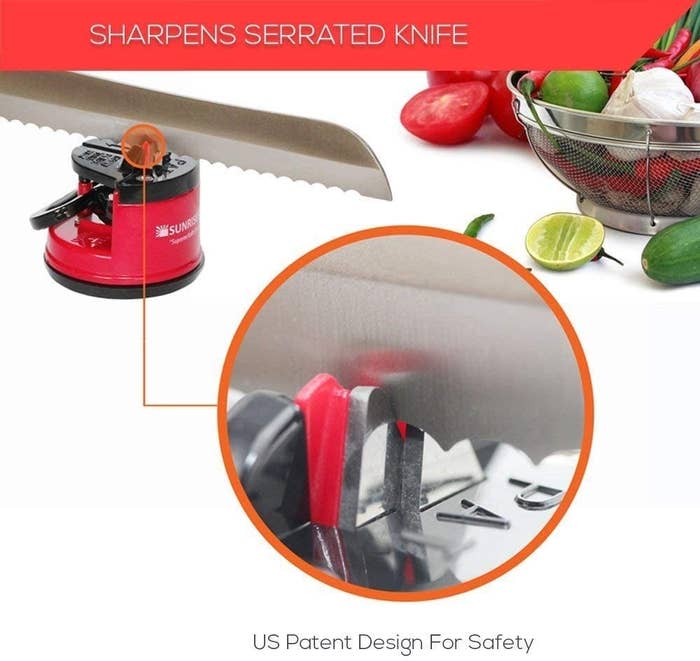 Block's knife sharpeners are patent hand held knife sharpeners made to hone  your blades to a shaving sharp finish.