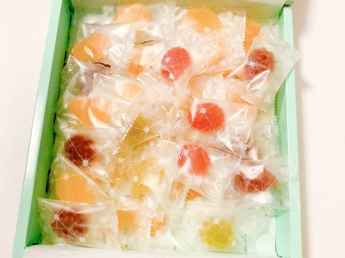 鹿鳴館の「フルーツゼリー 恵みのしずく」