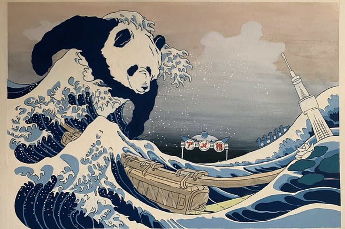 上野のパンダ 浮世絵のセンスに脱帽なんだが 上野のパンダ 浮世絵のセンスに脱帽なんだが