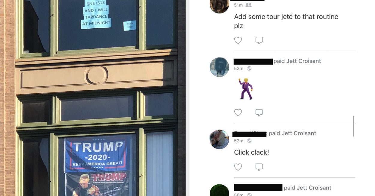 A Man Raised Over 10,000 To TapDance Over His TrumpSupporting