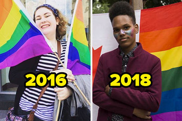 32 fotos emocionantes de pessoas curtindo sua primeira Parada do Orgulho LGBTI+