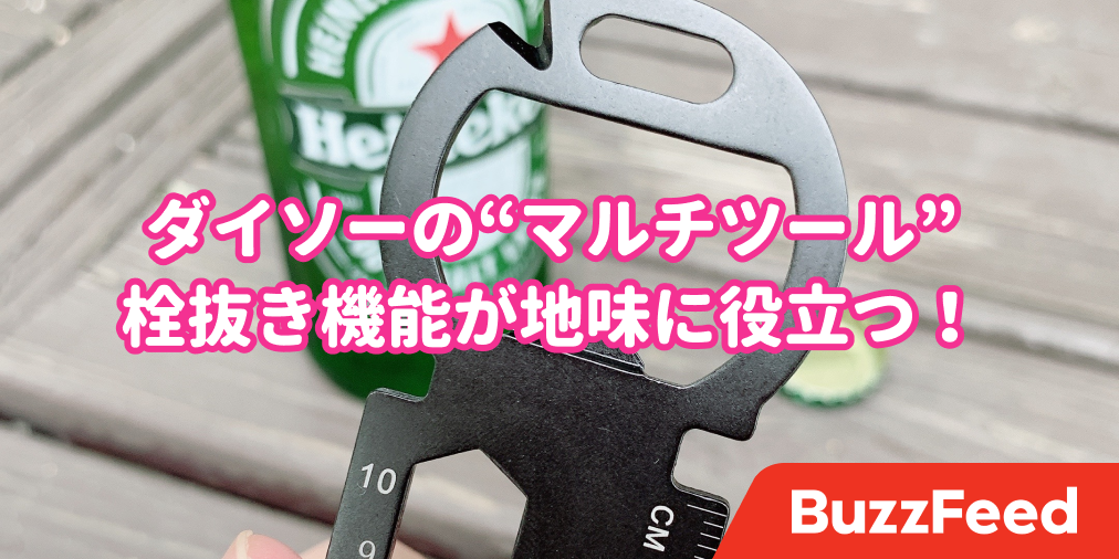 9種の機能付き ダイソーの 万能キーホルダー がとっても優秀です