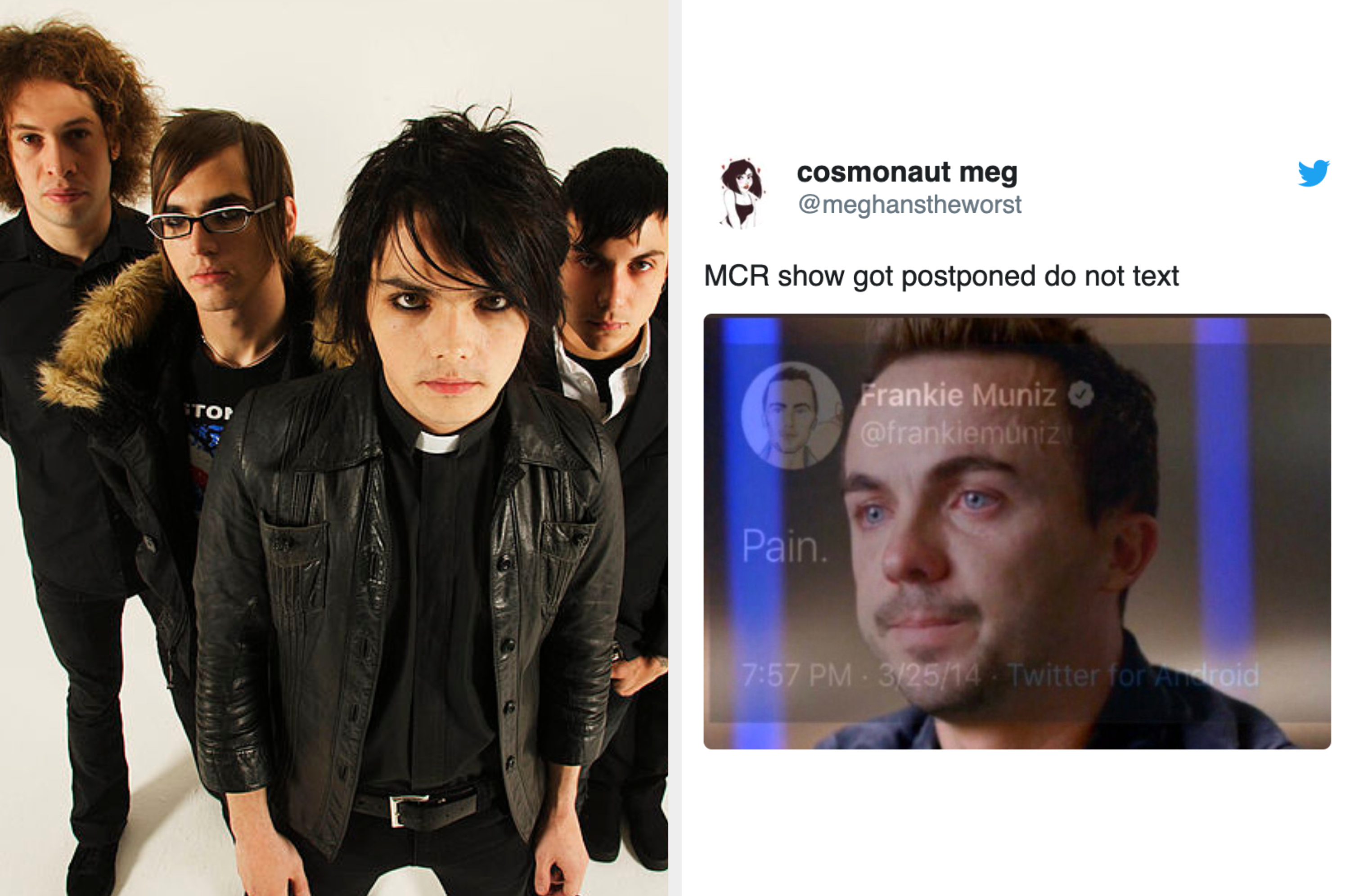 My Chemical Romance Officially Postponed Their Reunion Tour And Fans Are  Not Okay