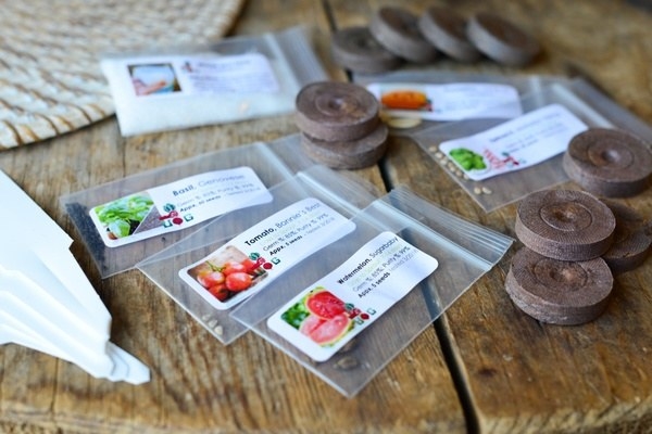 Various seeds from the Urban Organic Gardener subscription