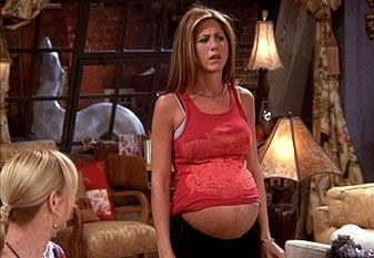 Rachel super pregnant