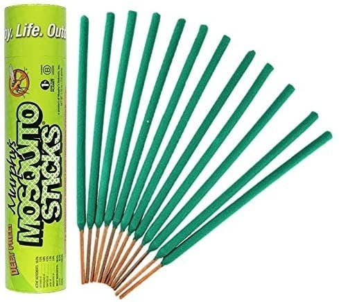 A set of green-tipped sticks 