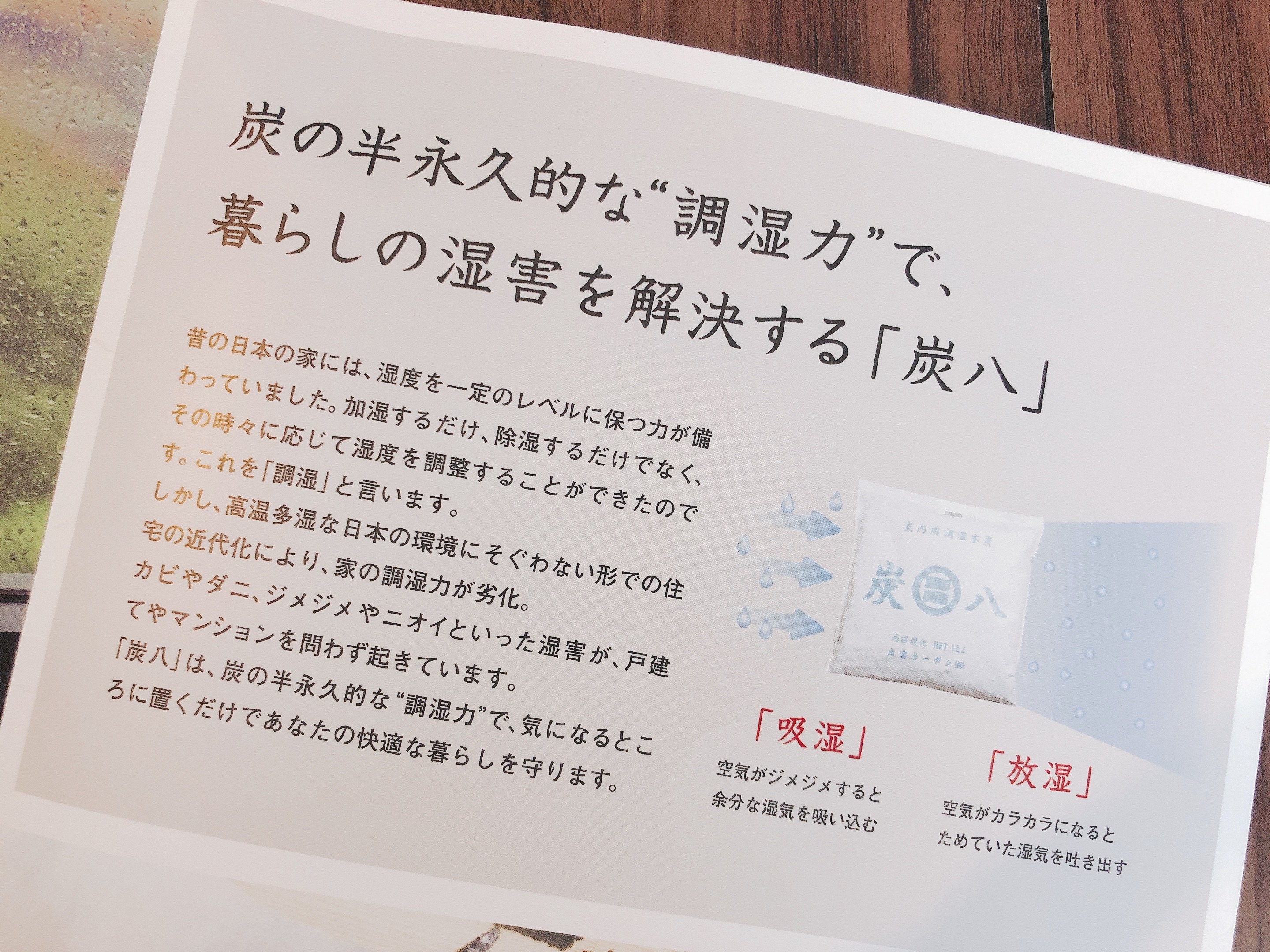 湿気取りどうしてる 半永久的に使える 炭 が意外といい感じです