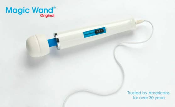 the wand with cord visible