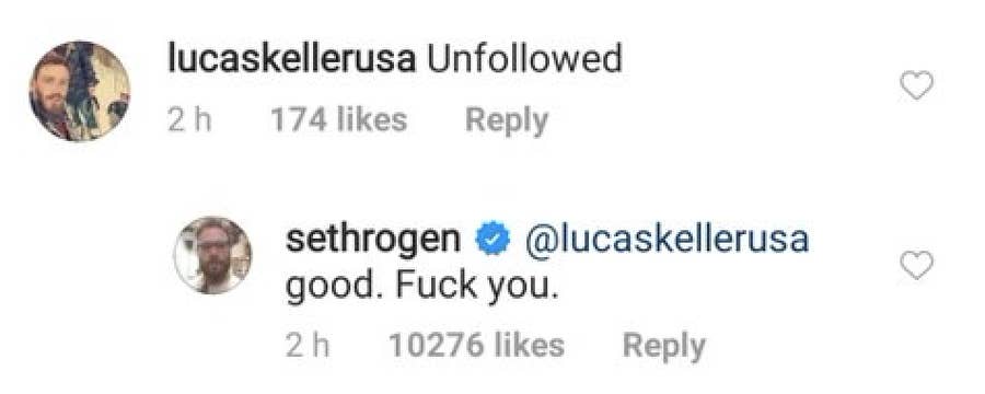 Seth Rogen Told Off Anyone Who Commented All Lives Matter On His