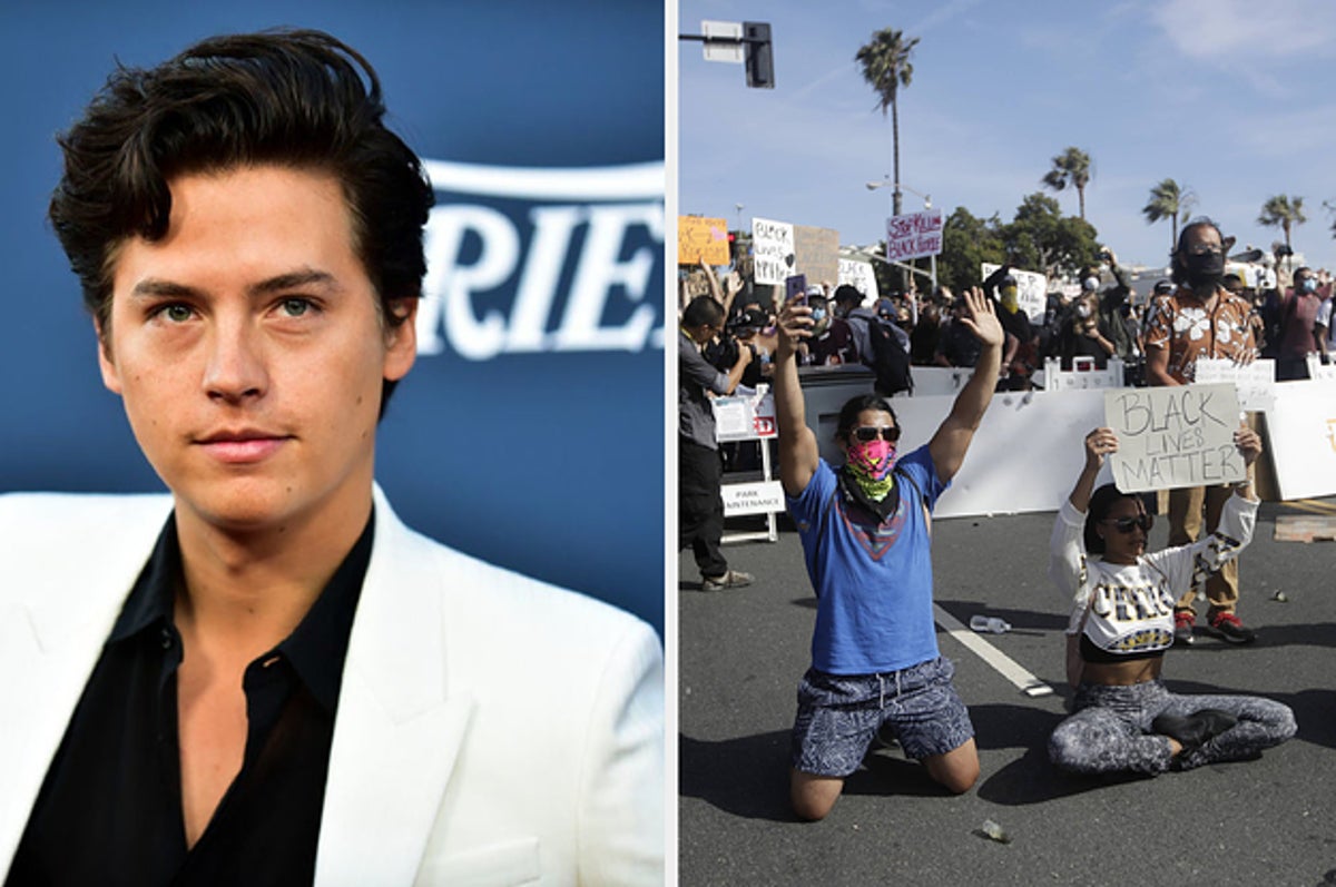 www.buzzfeed.com: Cole Sprouse Was Arrested While Protesting Racial Discrimination And Police Brutality