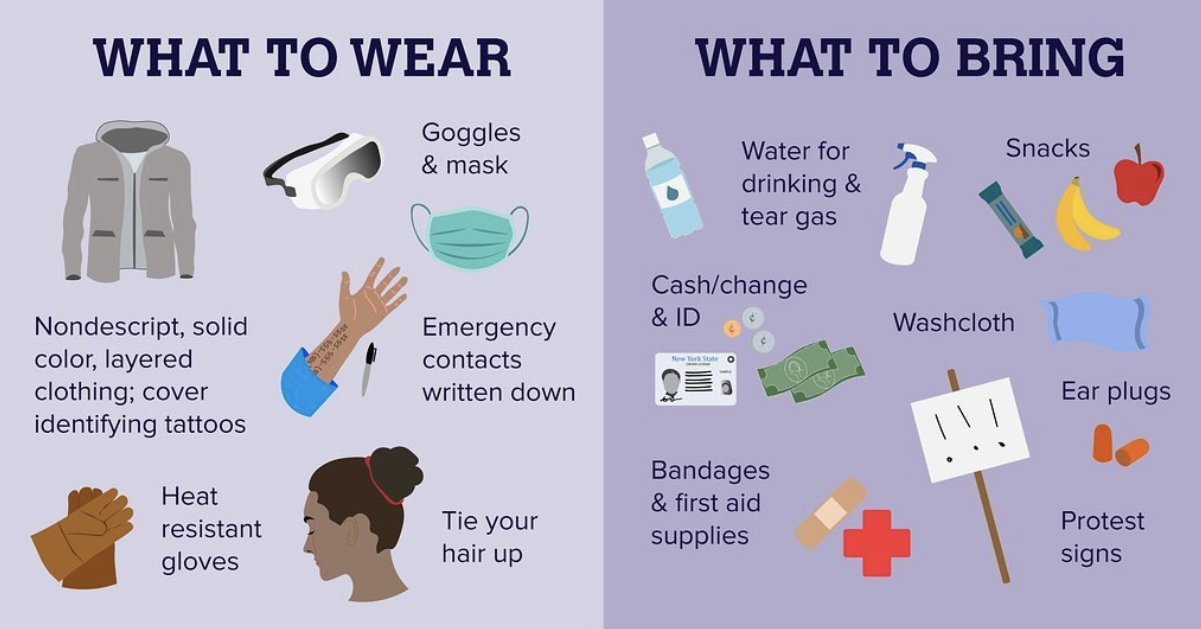 Protest Tips What Are Your Best Tips For Protesting Safely?
