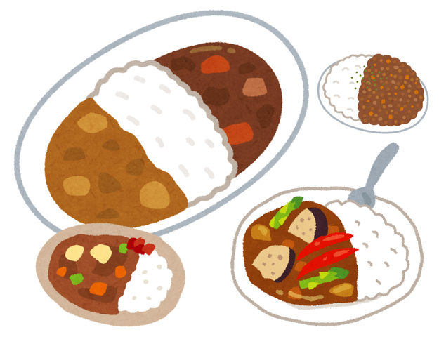 見てるだけでお腹すく カレーライス デザインのネイルシールがヤバい