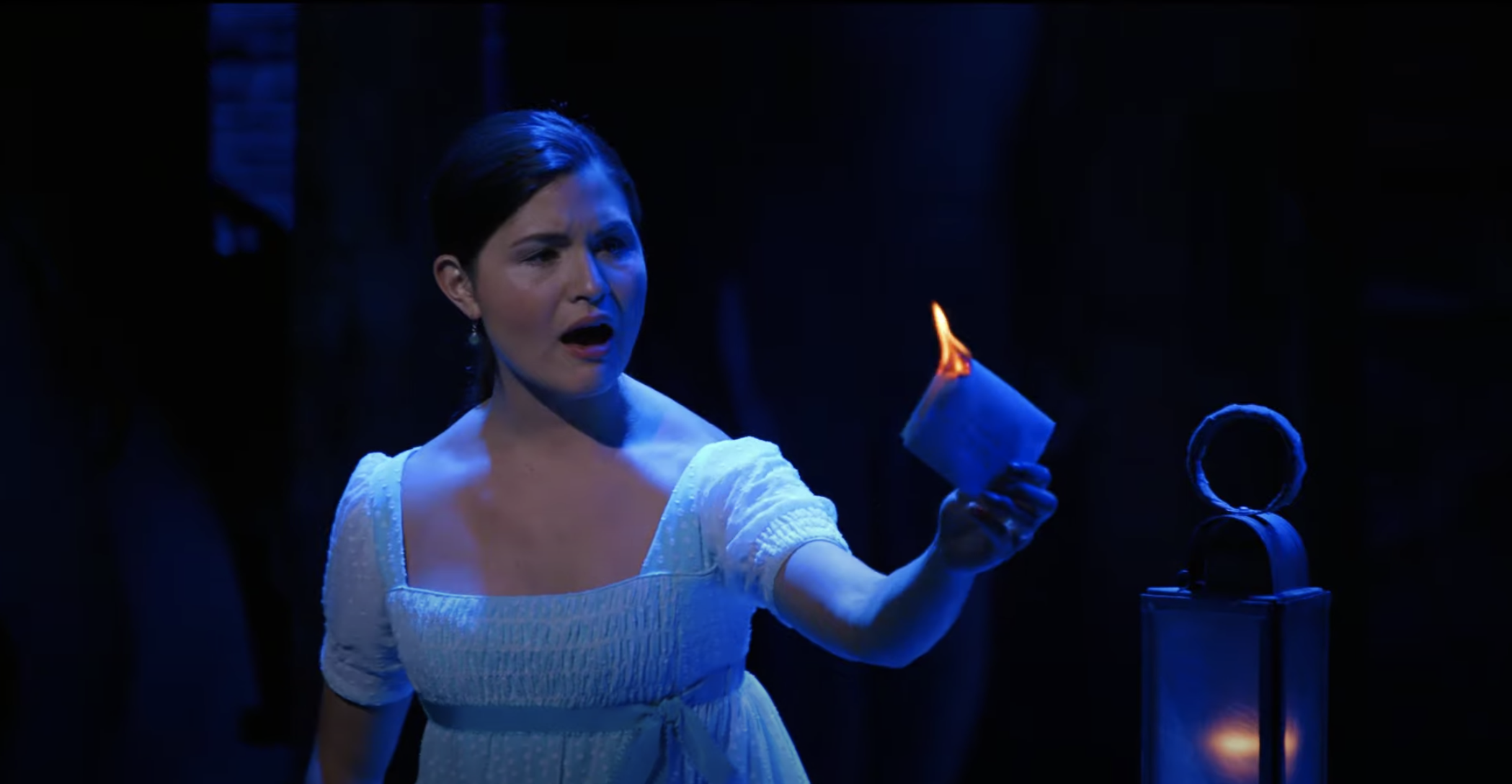 Phillipa Soo as Eliza Schuyler performing &quot;Burn&quot; in Hamilton 