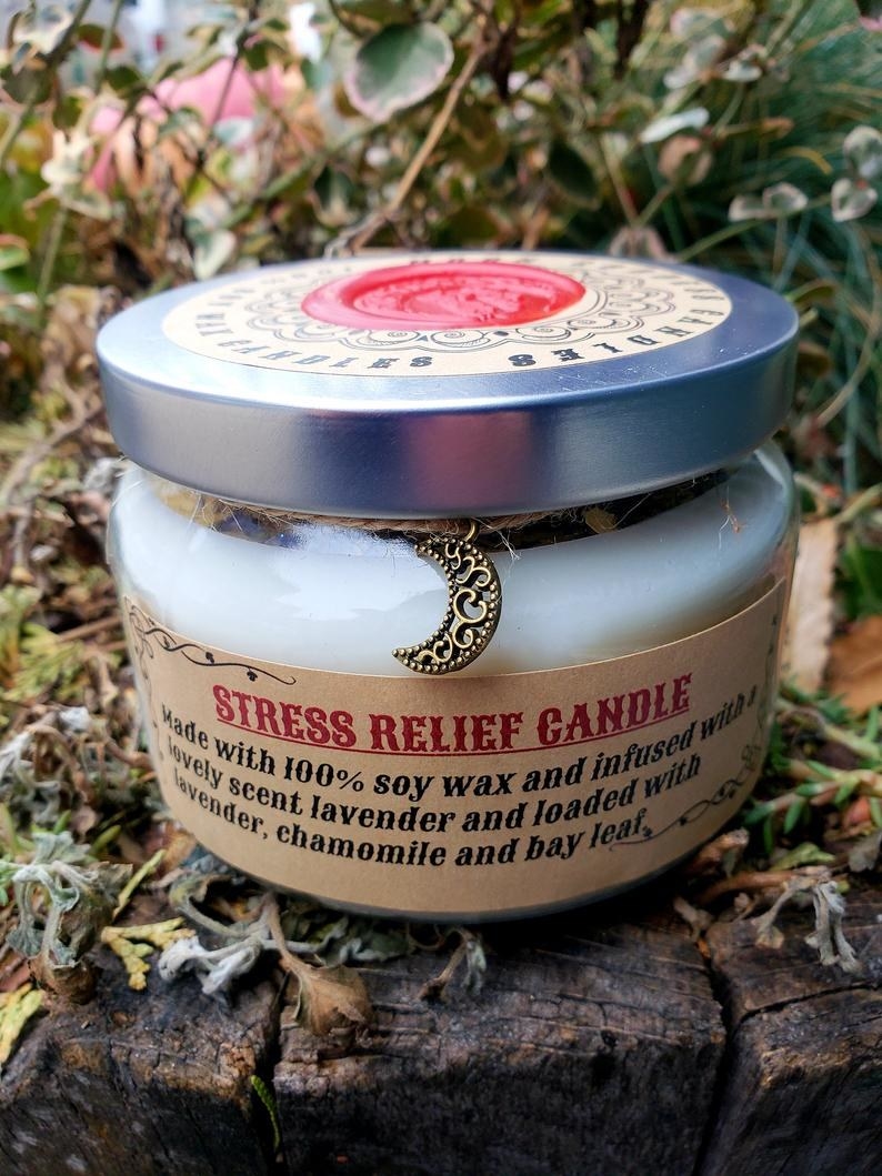 Stress Relief candle from Moon Goddess