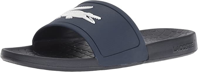 A slide with an alligator logo across the upper