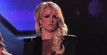 britney spears being unhappy