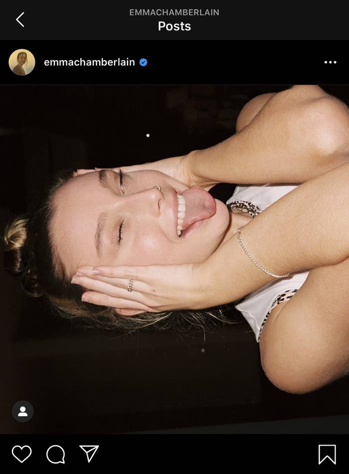 emma chamberlain updates on Instagram: emma via instagram post