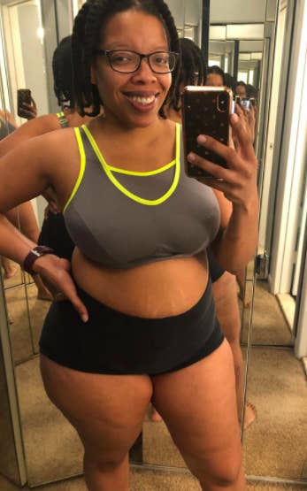 I struggled to find a sports bra with no underboob as someone with big DDD  melons - but  has the answer