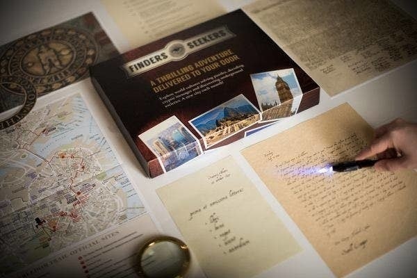 A person trying to solve puzzles and codes