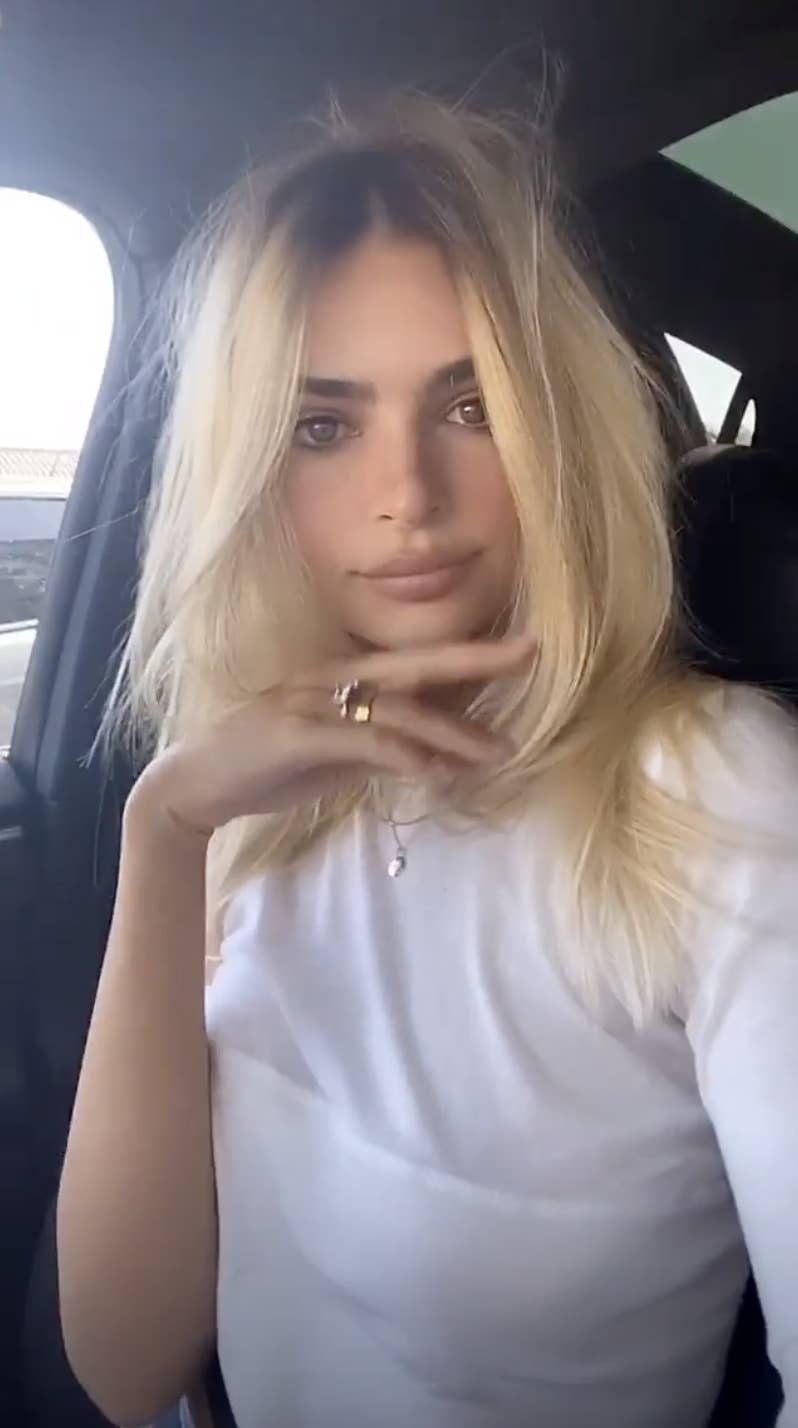 Emily Ratajkowski Is Blonde Now
