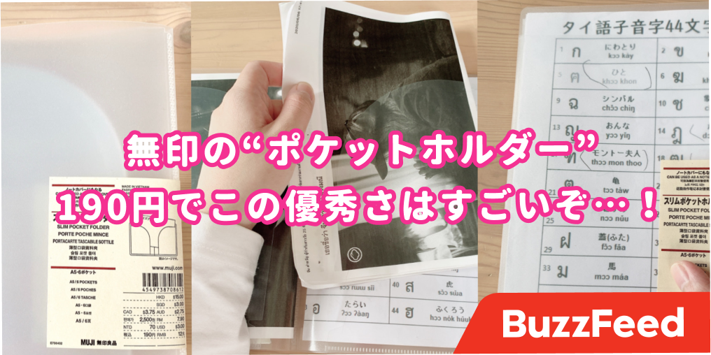 190円でこの優秀さはすごい 無印の ポケットホルダー がめちゃくちゃ便利なんです