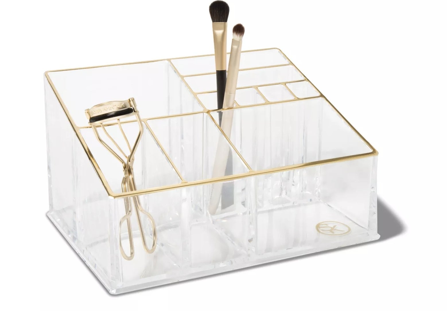 The clear makeup organizing tray 
