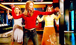 Buffy and friends dancing