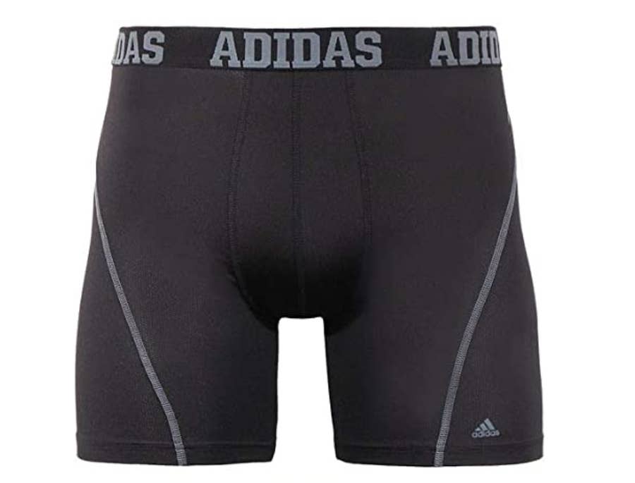 ADIDAS Men Climacool Micro Mesh Fitted Boxer Brief 2 Pk Gray