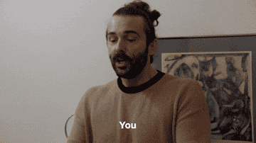Johnathan Van Ness from Queer Eye saying &quot;you are a literal inspiration&quot;