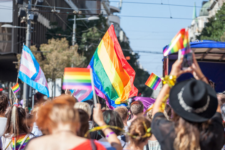 Photo form a pride parade