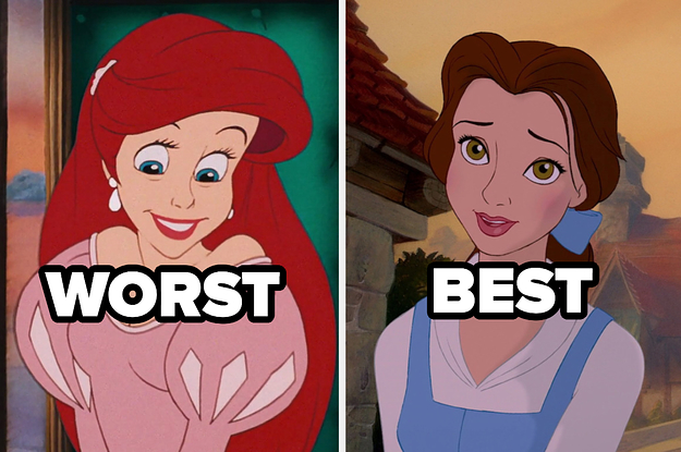 This Is The Official Ranking Of The Disney Princesses From Best To Worst And You Can't Change My Mind