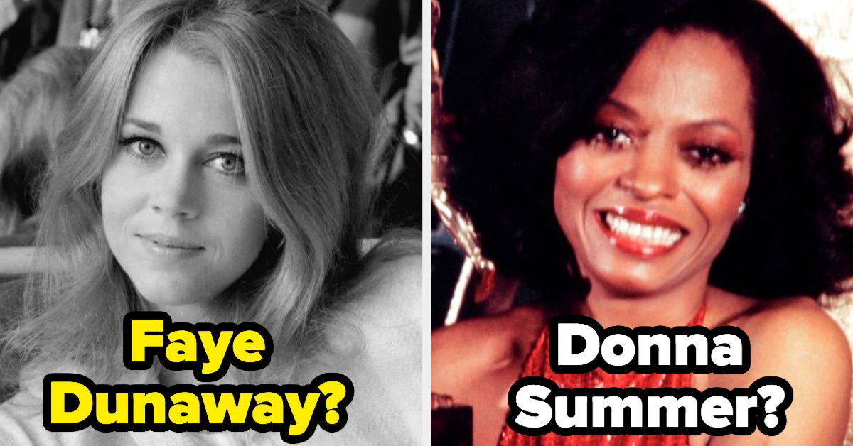 Identify Famous Women From Their Younger Pics Quiz