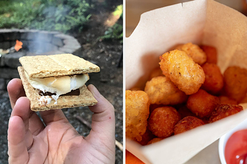 s'mores, tater tots
