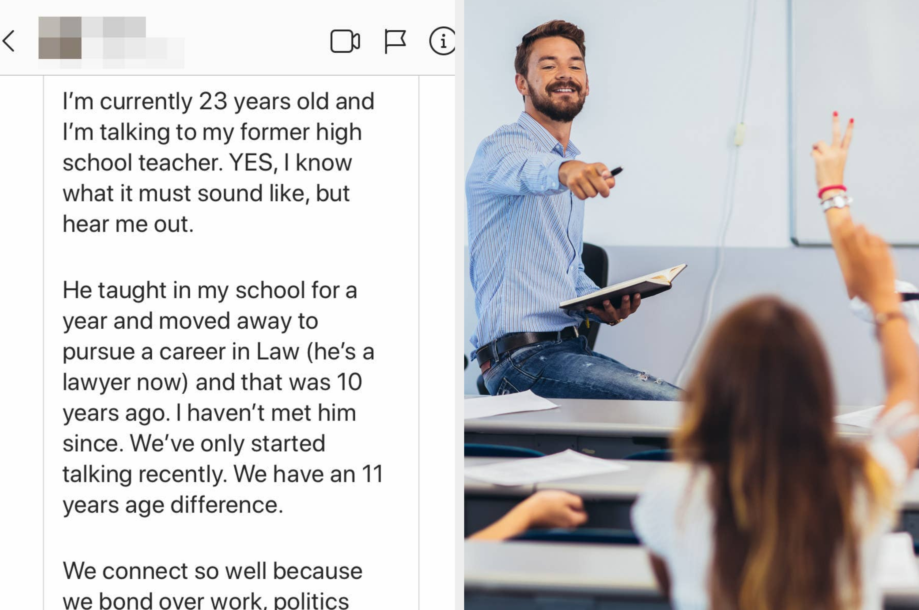 High School Teacher Blowjob