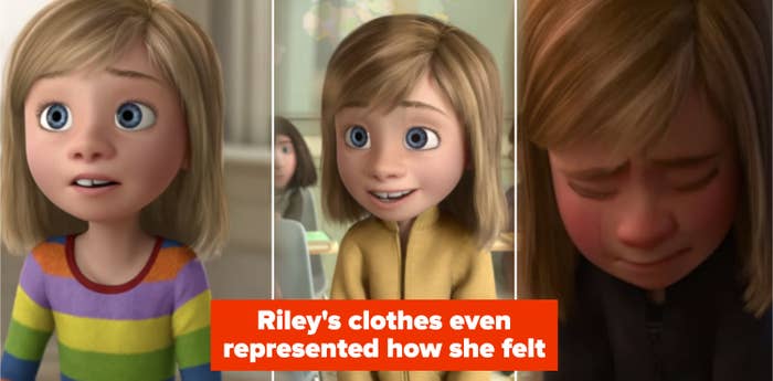 Riley&#x27;s clothes illustrate her emotions