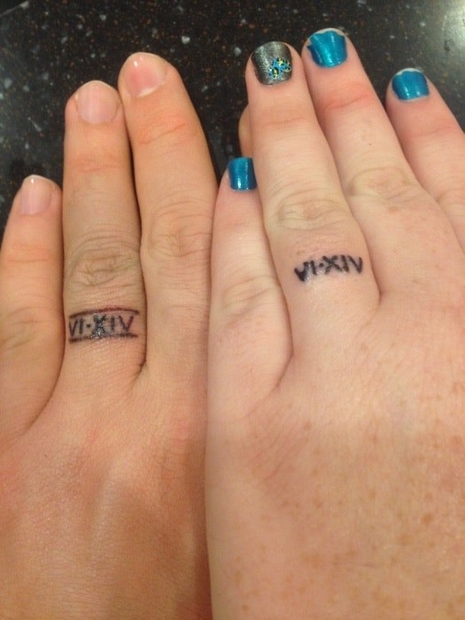 Finger Tattoo Ring - Etsy-totobed.com.vn