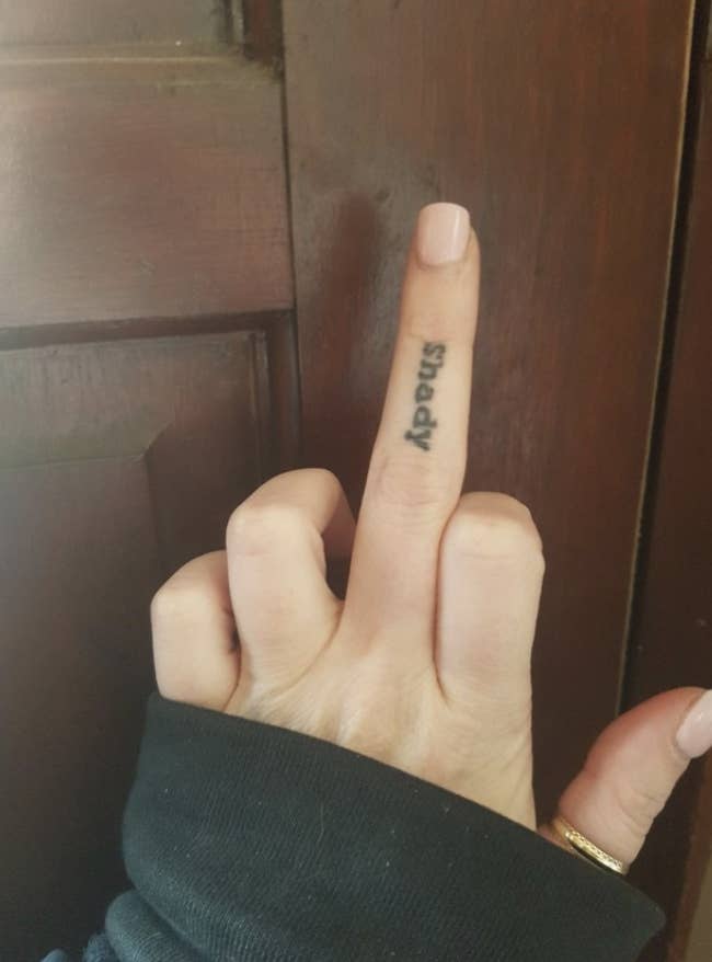 finger tattoos words ideas