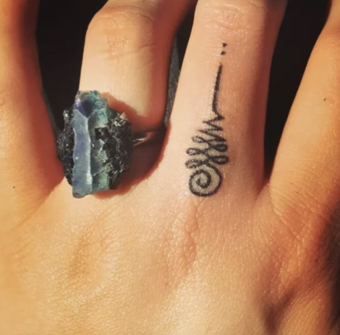 Finger tattoos 🤩🤩🤩🖐️ What makes my job fun, doing all size tattoos.  Check out this ring finger tattoo I did today: Thank you… | Instagram