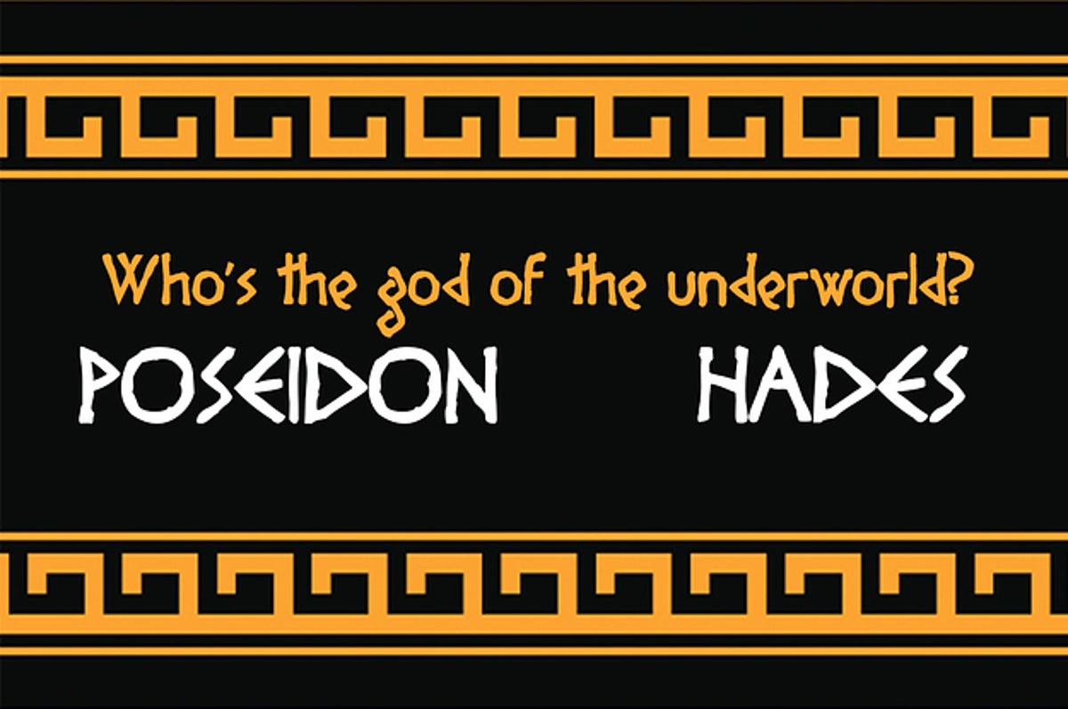 Do You Know The Names Of These 13 Major Greek Gods And Goddesses