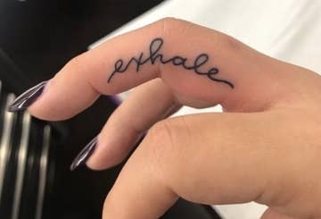 Finger Tattoos For Girls