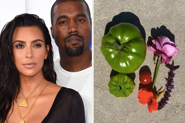Kim Kardashian Was Gifted This Vegetable And Flowers Still Life Photo Taken By Kanye West For “Becoming A Billionaire”