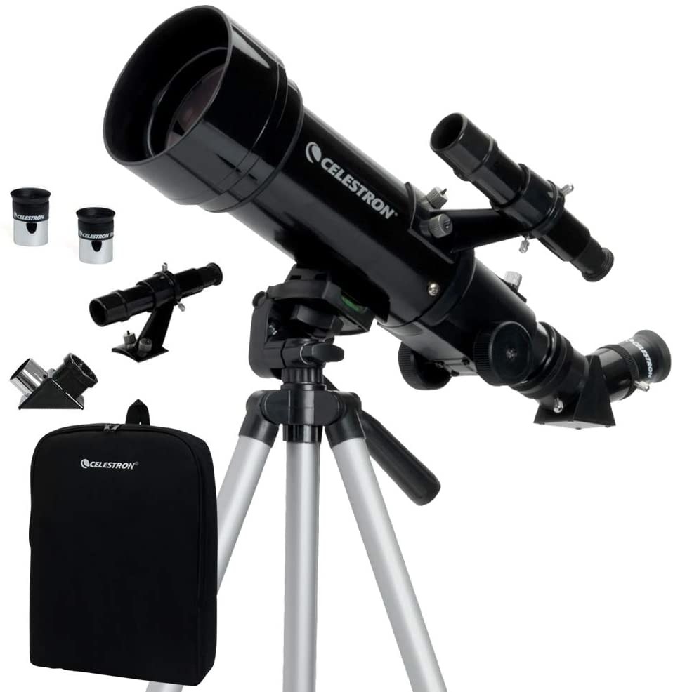 LZW Outdoor Professional Astronomical Telescope Monocular Refractor Design Portable Tripod Space Telescope Gift for Children 